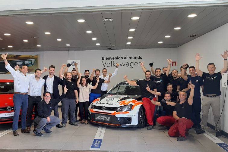 Solera Motor Volkswagen patrocina a Diego Narbona en el Rally Ciudad de Jerez