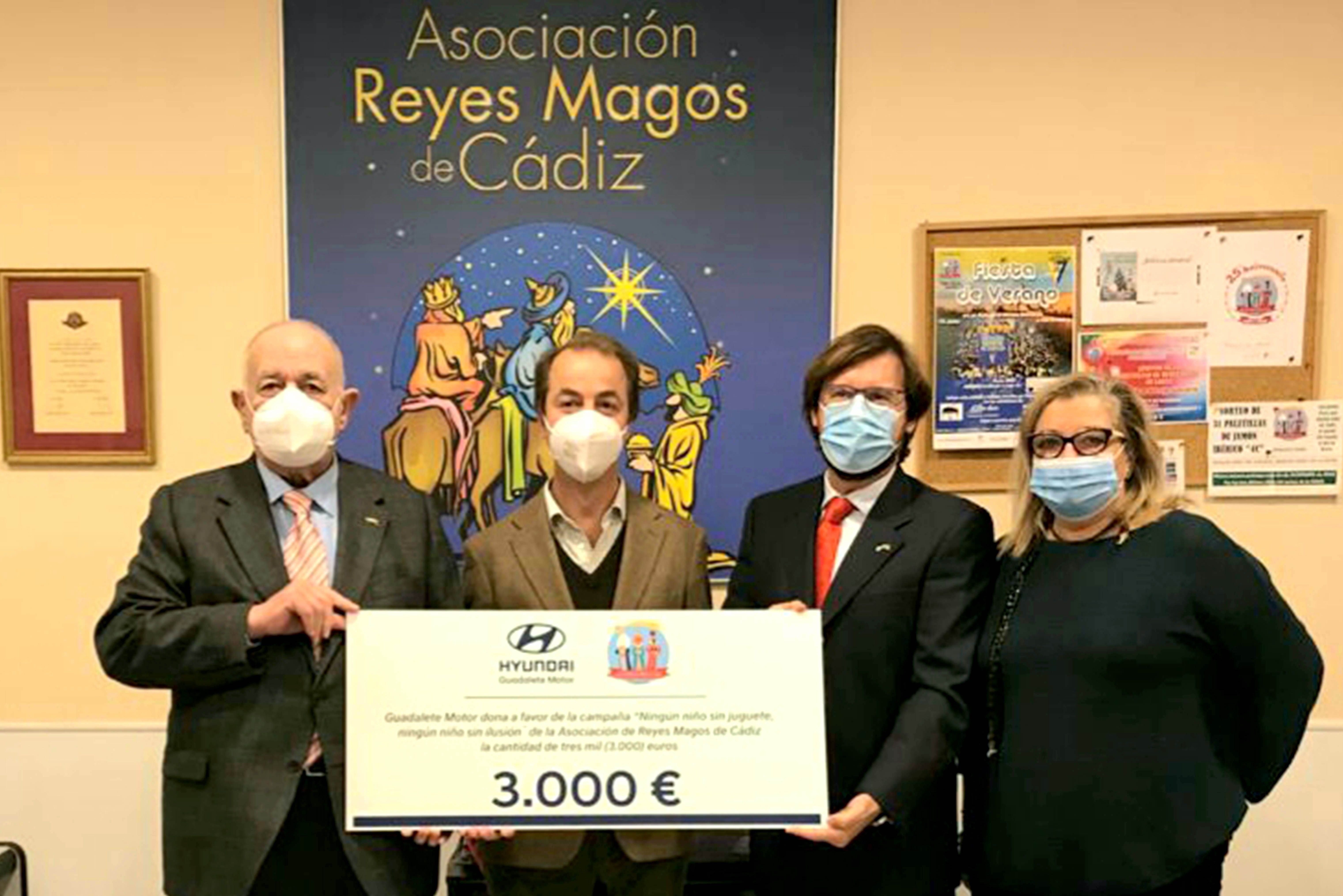 Un año más Guadalete Motor colabora con la Asociación Reyes Magos de Cádiz