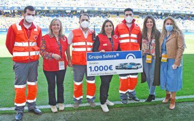Grupo Solera patrocina el “Gol solidario” de Cruz Roja en Cádiz