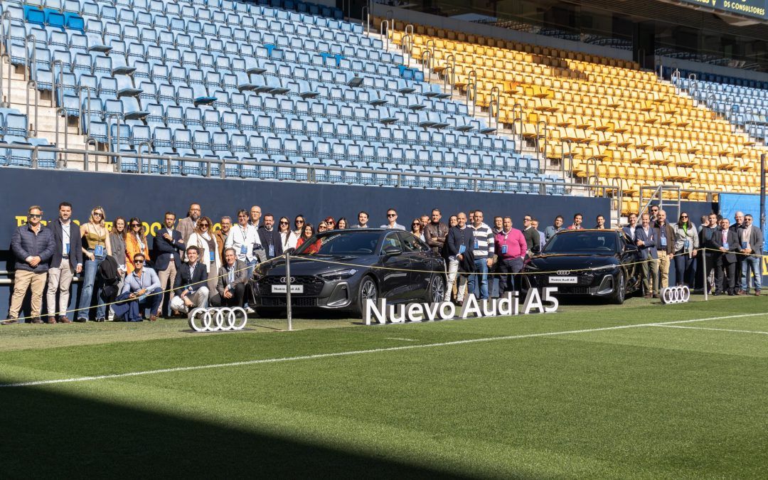 Presentación en exclusiva del nuevo Audi A5 en el Estadio Nuevo Mirandilla