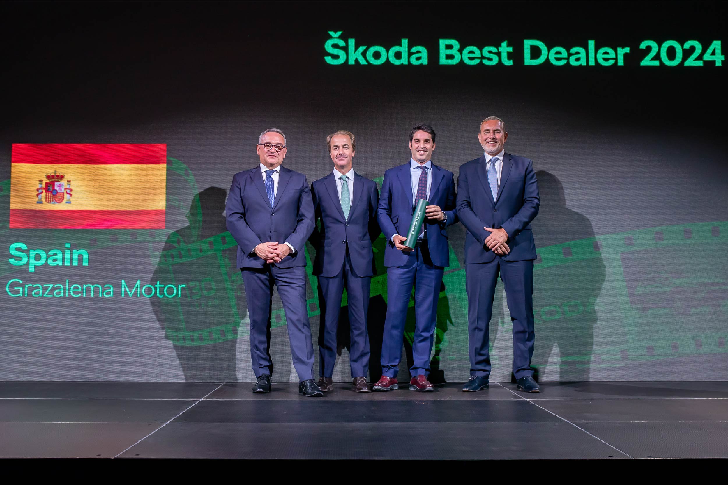 Grazalema Motor, galardonado como Mejor Concesionario de Škoda de España