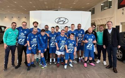 Guadalete Motor renueva su compromiso con el equipo de fútbol inclusivo del Xerez Deportivo FC